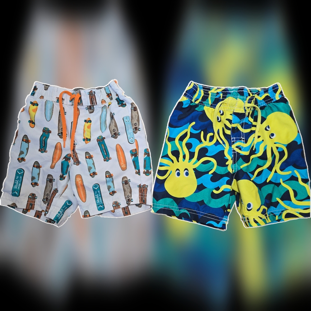 18-24 Month Old Navy Swim Trunk Bundle